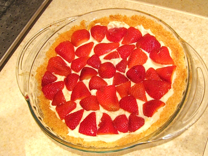 Strawberry Cheese Pie